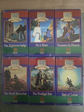 Nest Animated Stories New Testament VHS Collection - Purple/Green